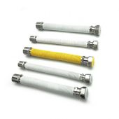 Kit flessibili inox estensibili rivestiti per caldaie a gas 220/420mm 5 pz 