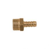 Raccordo portagomma semplice M per gas 3/8 gpl