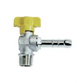 Rubinetto a sfera per gas a squadra M 1/2 x 14 metano