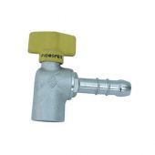Rubinetto a sfera per gas a squadra F 1/2 x 14 metano