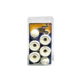 Kit blister in plastica per radiatori in alluminio 1" x 3/8