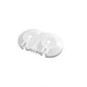 Rosetta materiale plastico universale doppia 10-22mm