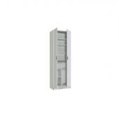 Armadio multiuso a più ripiani 180x58x37cm bianco