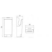 Asciugamani elettrico a lama d'aria - Eolo
