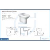 Bidet filo muro- Compact