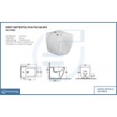 Bidet filo muro- Metropolitan