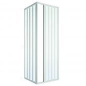 Box doccia angolare 2 Lati 80x120cm a soffietto - Loris Lux