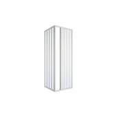Box doccia angolare 2 Lati 80x80cm a soffietto - Loris Lux