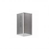 Box doccia angolare 2 lati 80x80cm a soffietto - Rosy Plissé