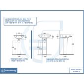 Colonna per lavabo- Origin
