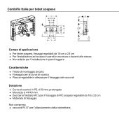 Combifix Italia per bidet Sospeso Geberit