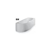 Guscio vasca rettangolare con pannello170x70cm Dx – Genny