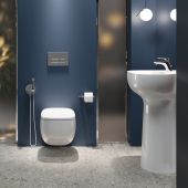 Lavabo autoportante con foro per rubinetto- Illusion