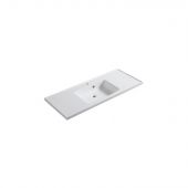 Lavabo a consolle mobile bagno 80x45cm vasca centrale - Lc24