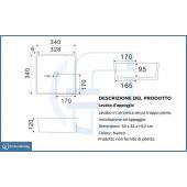 Lavabo d'appoggio 34,5 x34,5cm - La53