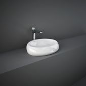 Lavabo d'appoggio bianco alpino- Cloud Ovale