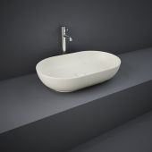 Lavabo d'appoggio ovale cappuccino opaco- Feeling