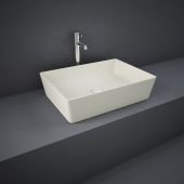 Lavabo d'appoggio rettangolare cappuccino opaco- Feeling