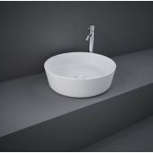 Lavabo d'appoggio tondo bianco opaco- Feeling