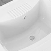 Lavatoio con mobile in pvc con tavola 45x50cm