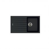 Lavello da incasso 1 vasca86cm nero