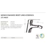 Miscelatore bidet Mariani - Essenza