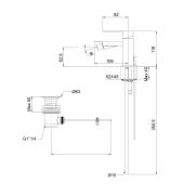 Miscelatore bidet Mariani - Polar