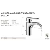 Miscelatore bidet Paffoni - Green