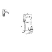Miscelatore bidet Paffoni - Sly