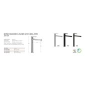 Miscelatore lavabo alto Mariani - Artic cromo