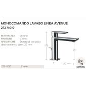 Miscelatore lavabo Mariani - Avenue