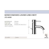 Miscelatore lavabo Mariani - Next
