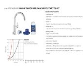 Miscelatore lavello con sistema filtrante acqua Grohe - Blue Pure Baucurve