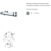 Miscelatore termostatico doccia senza kit