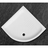 Piatto doccia angolare in ceramica 80x80x11cm