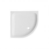 Piatto doccia angolare in ceramica 80x80x11cm