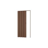 Porta per interno a soffietto 83cm Noce