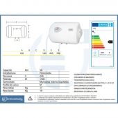 Scaldabagno elettrico Aton 50lt orizzontale anni 5