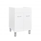 Sottolavatoio per porcellana bianco 60x60cm - Lux