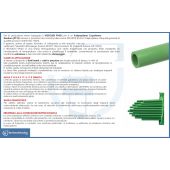 Tubo in polipropilene in barre da 3m 20x3