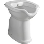 Vaso/bidet per disabili scarico a pavimento completo di erogatore