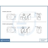 Vaso/Bidet scarico a pavimento con erogatore - Confort 40 Linpha