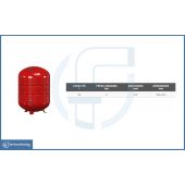 Vaso di espansione Starvarem per impianti di riscaldamento 50L - raccordo 3/4"mm